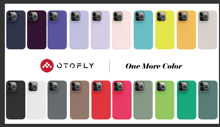 OTOFLY case for iPhone 14, recycled silicone with GRS certification